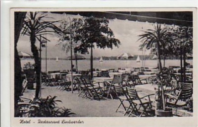 Berlin Wannsee Restaurant Lindwerder ca 1945