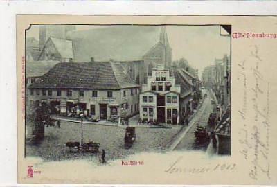 Alt-Flensburg Kattsund ca 1900