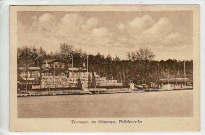 Berlin Spandau Pichelswerder Terrassen am Stössensee 1926