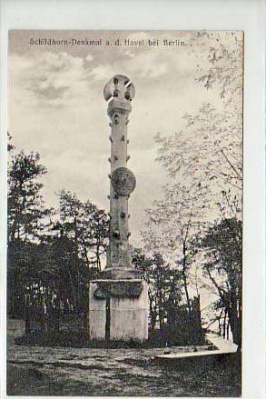 Berlin Spandau Schildhorn Denkmal 1910