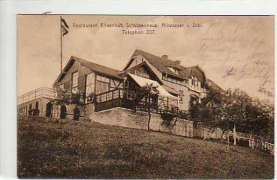 Altwasser Schlesien Restaurant Elisenhof Schützenhaus 1919