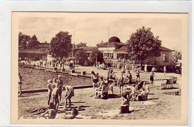 Waltershausen in Thüringen Schwimmbad ca 1955