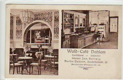 Berlin Dahlem Conditorei Wald Cafe