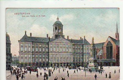 Amsterdam Dom ca 1910 Niederland