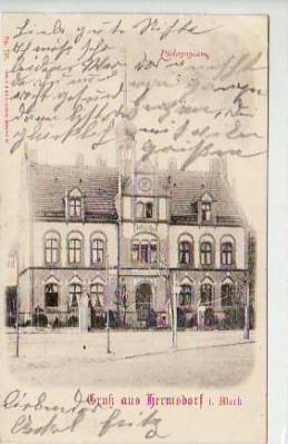 Berlin Hermsdorf-Reinickendorf Pädagogium 1902