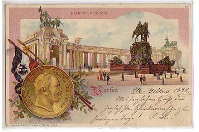 Berlin Mitte Litho 1898
