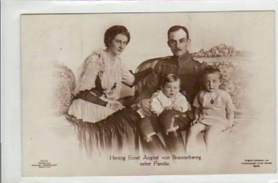Adel Monarchie Herzog Ernst August zu Braunschweig Familie 1916