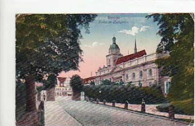 Dessau Partie am Lustgarten 1921