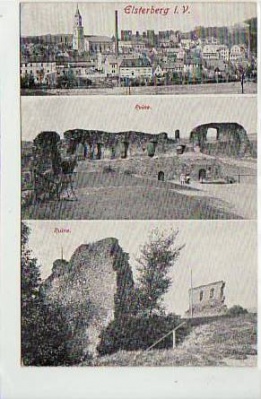 Elsterberg in Thüringen mit Ruine ca 1915