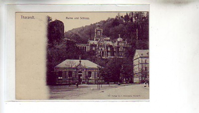 Tharandt Ruine und Schloss 1909