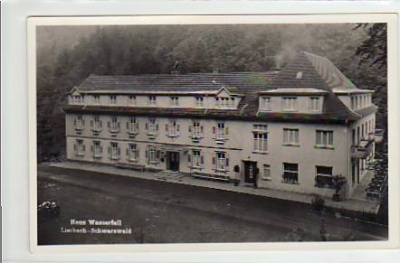 Oppenau-Lierbach Schwarzwald Haus Wasserfall ca 1930