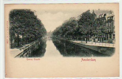 Amsterdam Heeren Gracht ca 1900 Niederland