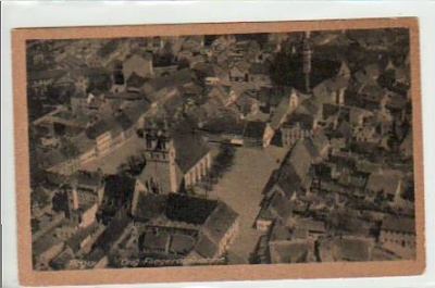 Pegau bei Groitzsch Luftbild vor 1945