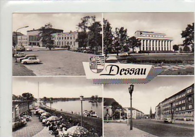 Dessau Bahnhof und Gaststätte 1973