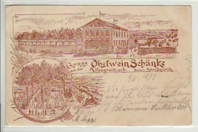 Altengroitzsch Ansichtskarten Vorläufer von 1899