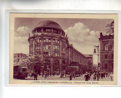 Berlin Mitte Deutsches Kaffeehaus Vaterland Potsdamer Platz 1927