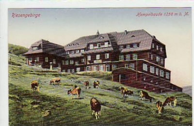 Hampelbaude Baude Riesengebirge ca 1915