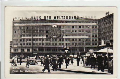 Berlin Mitte Alexanderplatz Haus der Weltjugend ca 1950