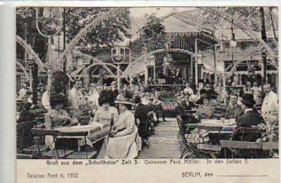 Berlin Tiergarten Schultheiss Zelt 3. von 1911