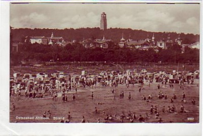 Ostseebad Ahlbeck Strand 1930