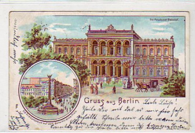 Berlin Tiergarten Potsdamer Bahnhof 1902