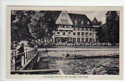 Berlin Wannsee Schweden Pavillon ca 1940
