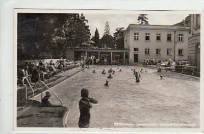 Badenweiler Schwarzwald Freibad 1949