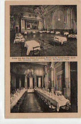 Berlin Mitte City-Hotel-Festsäle 1919