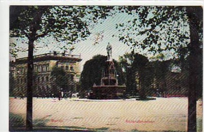 Berlin Tiergarten Rolandbrunnen 1907