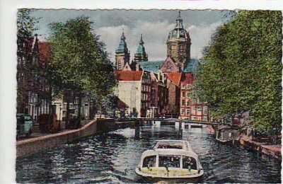 Amsterdam Niederlande Oude Zijds Kolk ca 1960