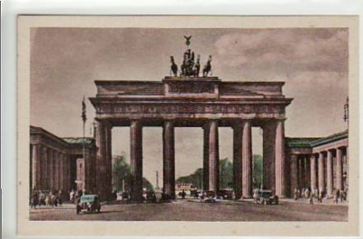 Berlin Mitte Brandenburger Tor Ostwest-Achse ca 1950