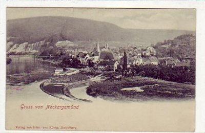 Neckargemünd bei Heidelberg vor 1907