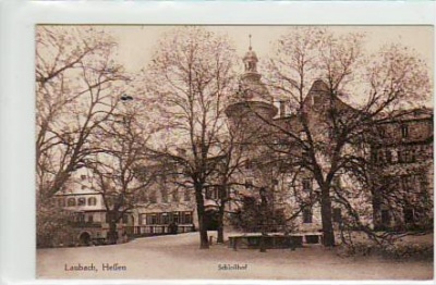 Laubach Hessen , Schlosshof 1913