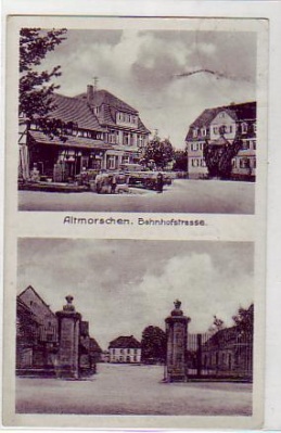 Altmorschen bei Spangenberg Bahnhofstraße 1942