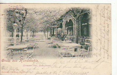 Berlin Grunewald Restaurant Hundekehle 1899
