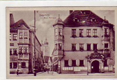 Bayreuth Altes Rathaus 1925