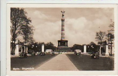 Berlin Tiergarten Siegessäule ca 1935