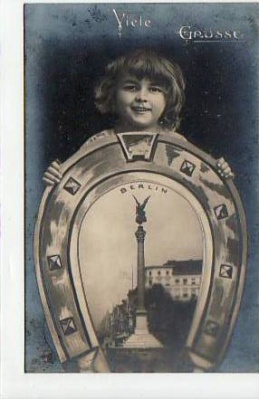 Berlin Tiergarten Kind 1906