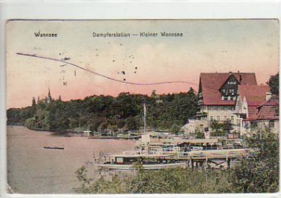 Berlin Wannsee Dampferstation 1913