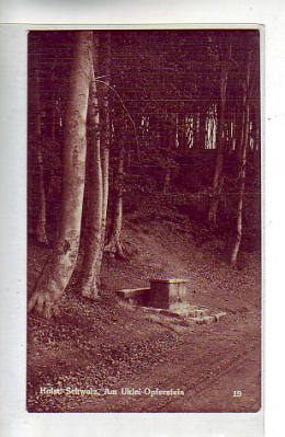 Am Uklei Opferstein bei Eutin in Holstein ca 1925