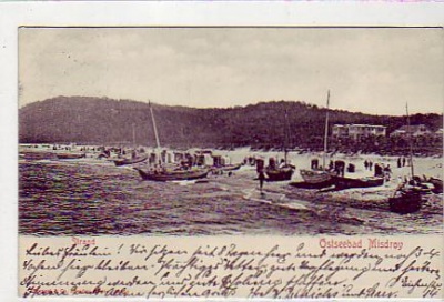 Seebad Misdroy in Pommern Strand 1901