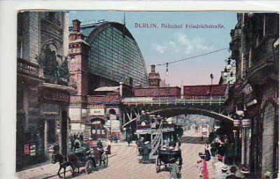 Berlin Mitte Bahnhof Friedrichstraße 1916