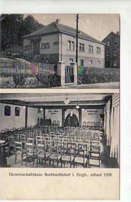 Burkhardtsdorf Erzgebirge Gemeinschaftshaus 1943