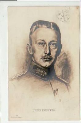 Adel Monarchie Kronprinz Friedrich Wilhlem von Preussen 1915