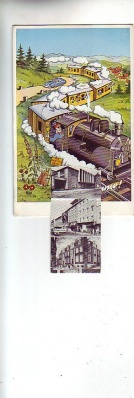 Remscheid Eisenbahn Leporello 1959