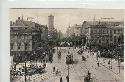 Berlin Mitte Alexanderplatz Friedrichstraße ca 1910