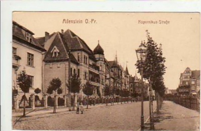 Allenstein Ostpreussen Kopernikus-Strasse ca 1915