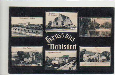Berlin Mahlsdorf kleine Bilder AK von 1925