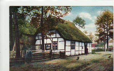 Alte Kate bei Walsrode Lüneburger Heide ca 1915