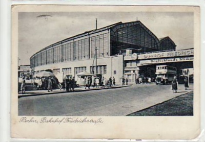 Berlin Mitte Bahnhof Friedrichstraße 1952